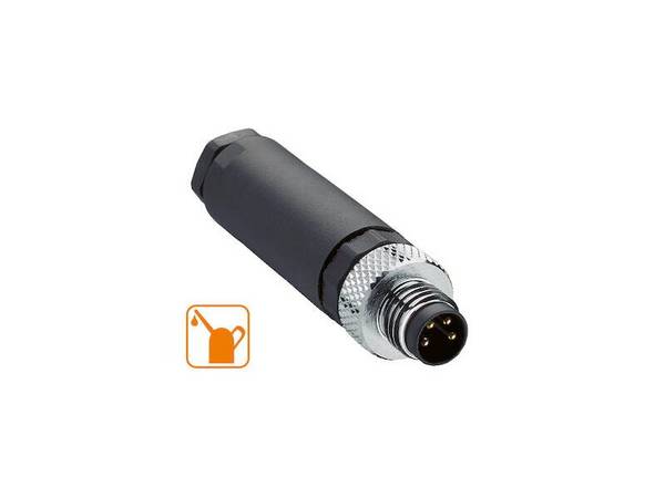 Lumberg RSMCK 4 M8 Stecker 4 polig Schraubklemmen gerade