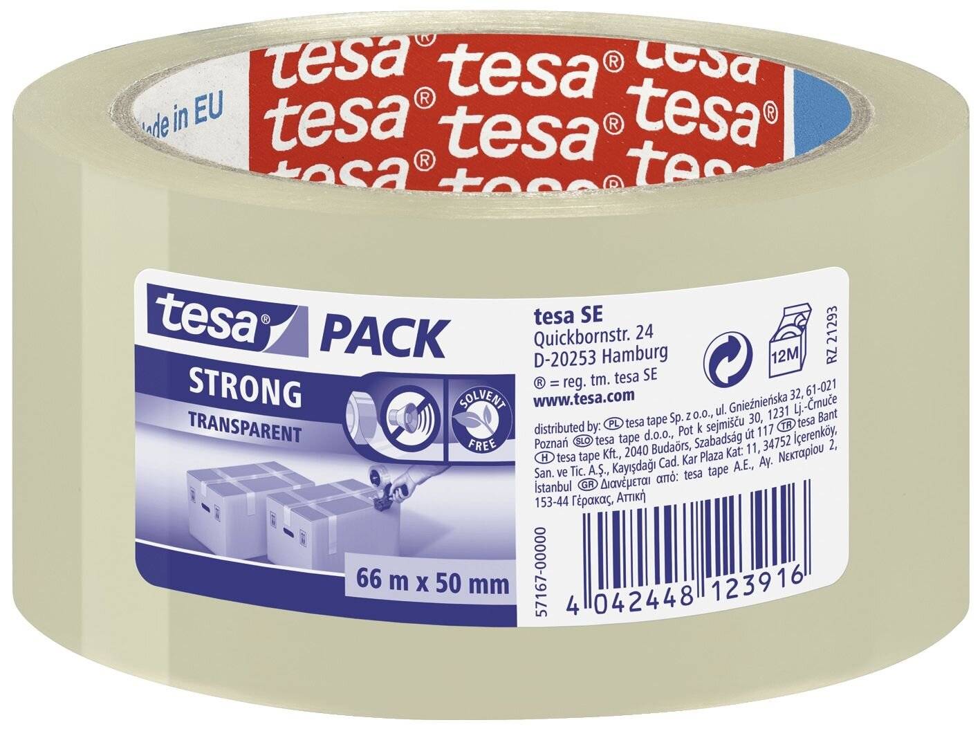 tesapack 66m x 50mm transparent 57167 - Artikel: 7830414863-2