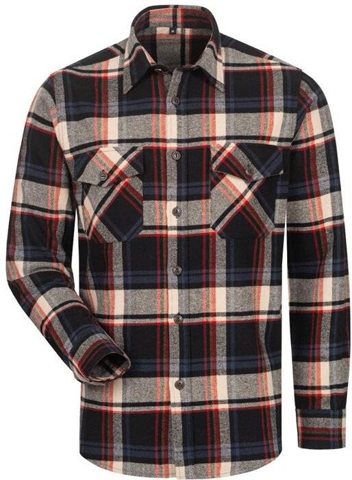 Hemd TURRELL Gr.XXL schwarz/marine/beige/rot kariert CRAFTLAND-4