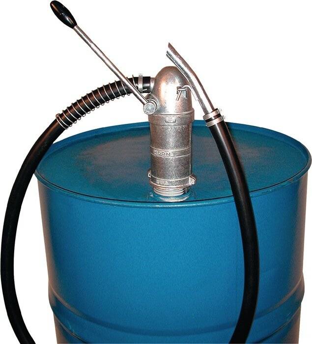 Handkolbenpumpe Zinkdruckg.0,25 l/Hub geeignet f.Diesel,Heizöl TECALEMIT-0