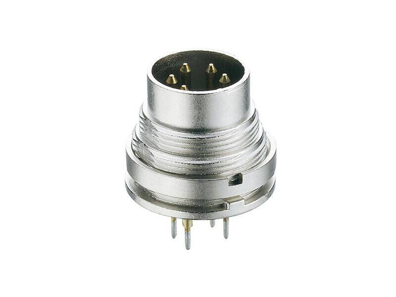 Lumberg Connect SGR 40 Einbaustecker nach IEC 61076-2-106, IP 40, mit Schraubverschluss, für-0