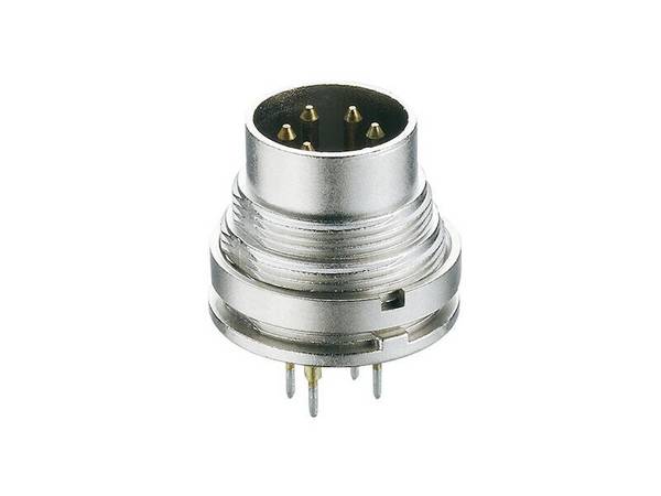 Lumberg Connect SGR 71 Einbaustecker nach IEC 61076-2-106, IP 40, mit Schraubverschluss, für