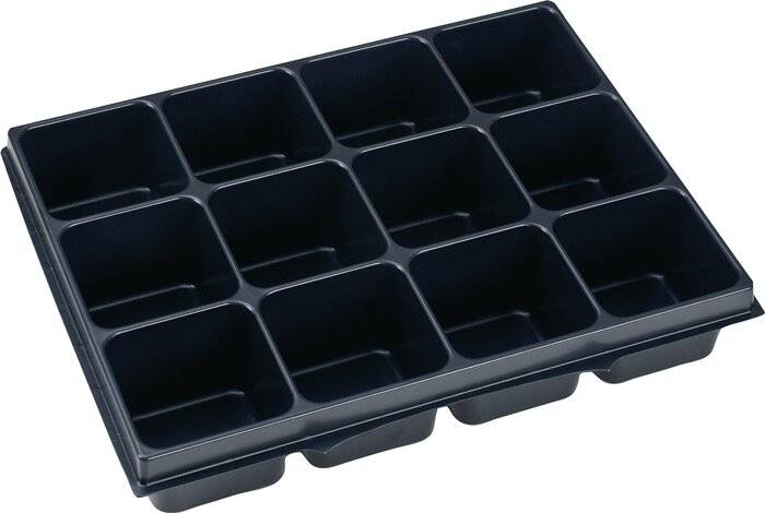 Kleinteileeinsatz i-BOXX® iB 72 B349xT265xH63mm Polystyrol m.12 Mulden-2