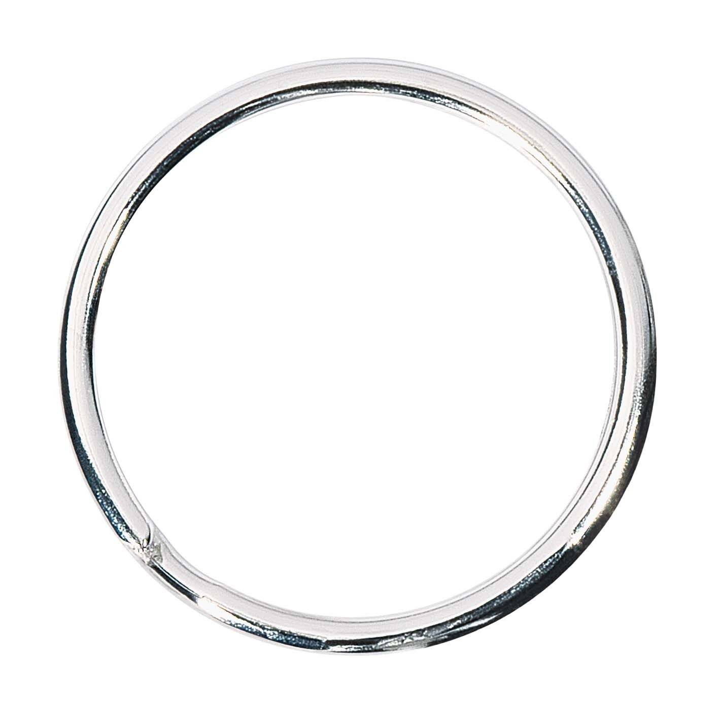 Schlüsselring Stahl 20mm silber-2