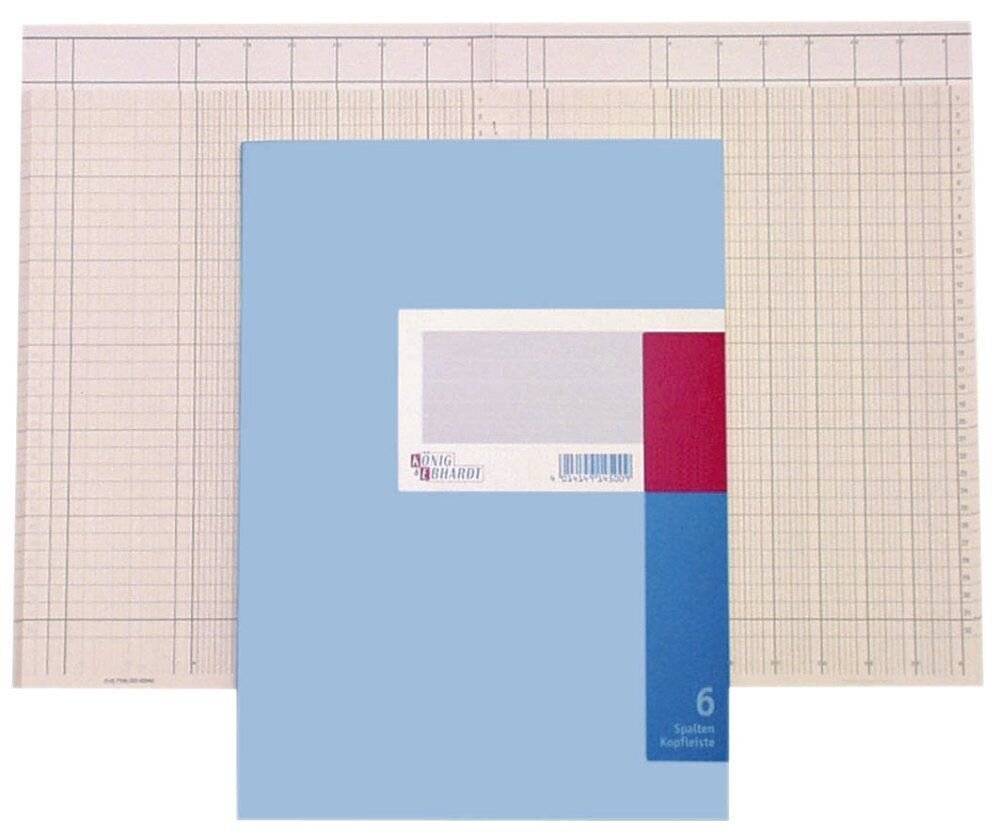 KOENIG&EBHARDT - Spaltenbuch 86-11042 4-Spalten 32 Zeilen Spalten - Bürokleinmaterial - A4-2