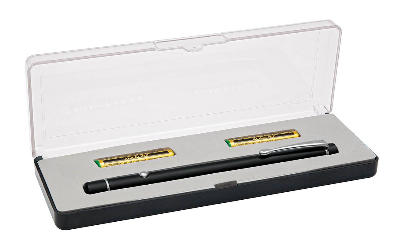 Laserpointer 13,6cm roter Laser sw +Batterien-3