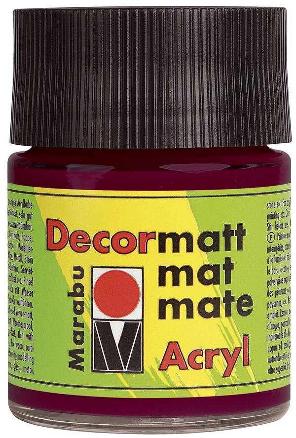 Decormatt Acryl, Bordeaux 034, 50
