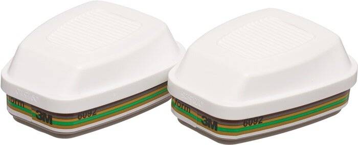 3M ™ Gas - Dampf- und Partikelfilter - A1B1E1K1P3 R + Formaldehyd - 6092 | 1 Schachtel 4 Stück-3