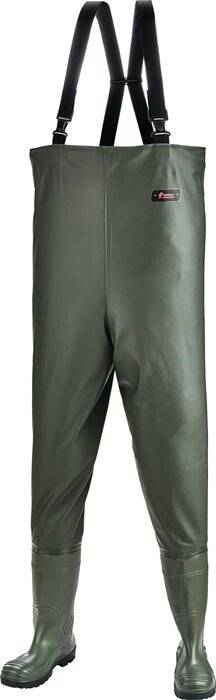 Wathose mit Stiefel S5 731910044 Größe 44 Farbe grün Typ Stiefel Modell Wathose Schutzklasse S5 Sohle PVC/Nitril Außenma-3