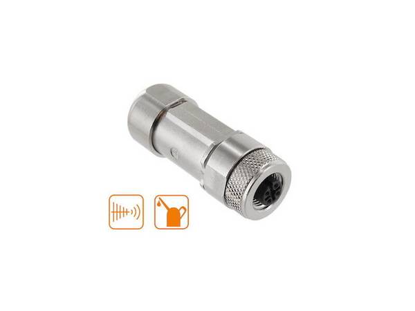 Lumberg RKCS 5/9 M12 Kupplung 5 polig Schraubklemmen schirmbar SW 19