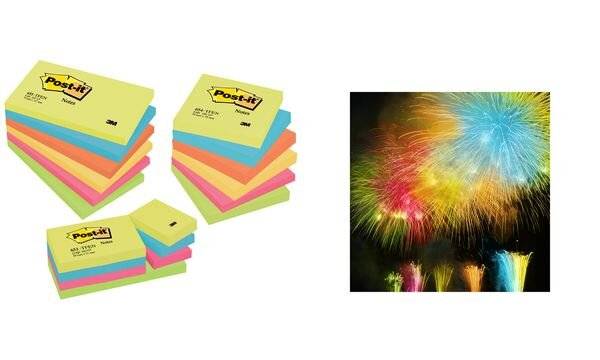 Post-it Haftnotiz Active Collection 653TFEN sortiert 12 St./Pack.-2