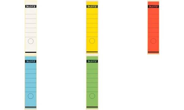 Leitz Ordnerrückenschild 61,5x285mm ws 100 St. 16401001-2
