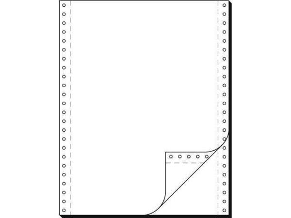 Computerpapier 12x240 2f SD 1000Bl 52/52g blanko mit