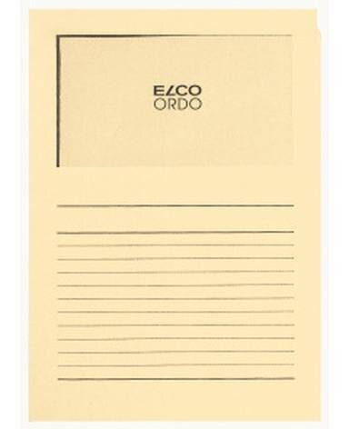 Elco Sichtmappen Ordo classico -mit Sichtfenster u. Linien,hellchamois,100 Stk.-1