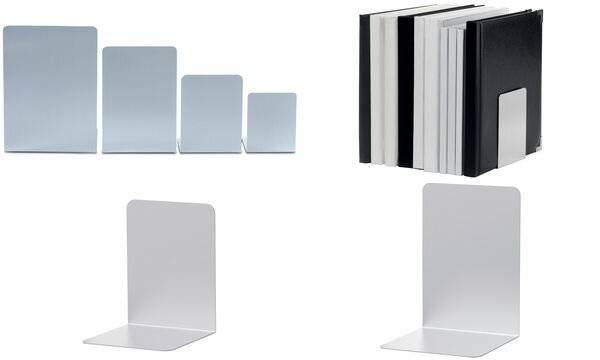 MAUL Buchstütze, aus Aluminium, (B)80 x (T)100 x (H)100 mm (62060624)