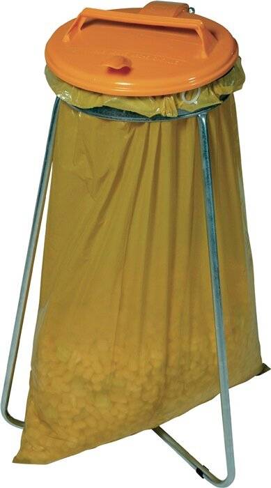 Abfallsamml. 1x120 l Stat.m.Deckel gelb-2