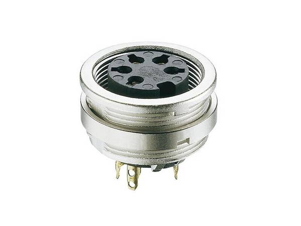 Lumberg Connect KFV 81 Einbaukupplung nach IEC 61076-2-106, IP 40, mit Schraubverschluss und