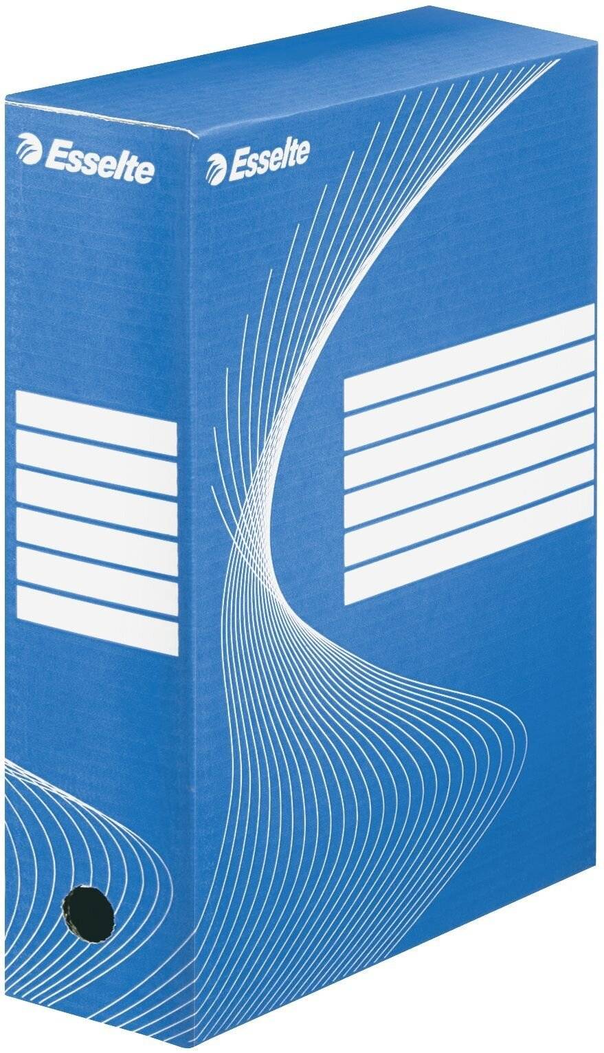 Esselte Archiv-Schachtel VIVIDA, DIN A4, blau, (B)100 mm-5