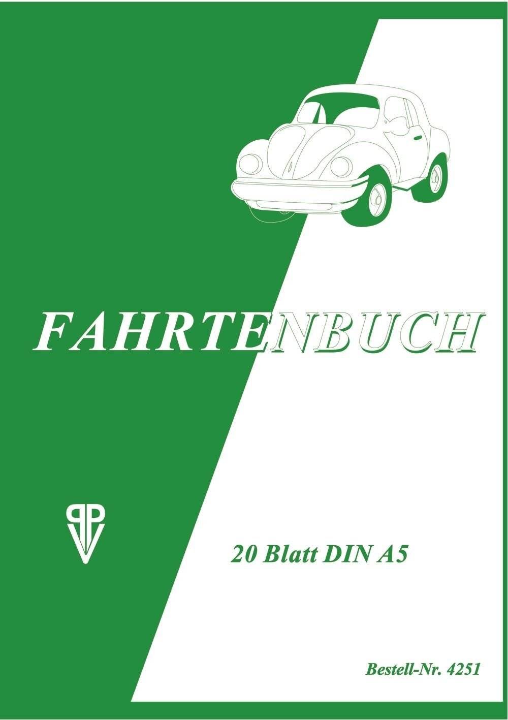 Fahrtenbuch für PKW - A5 20 Seiten.-1