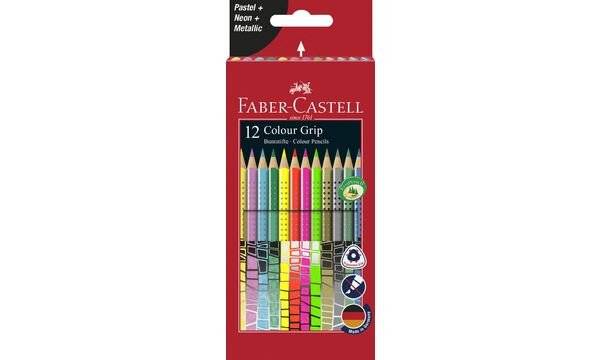 Faber-Castell Colour GRIP - Farbstift - Aquarell - nicht dauerhaft - Neon-Farben (sortiert)-5