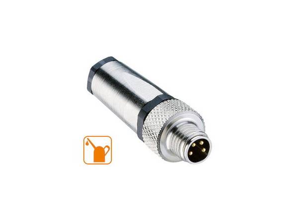 Lumberg RSMC 4 M8 Stecker 4 polig Lötanschluss gerade