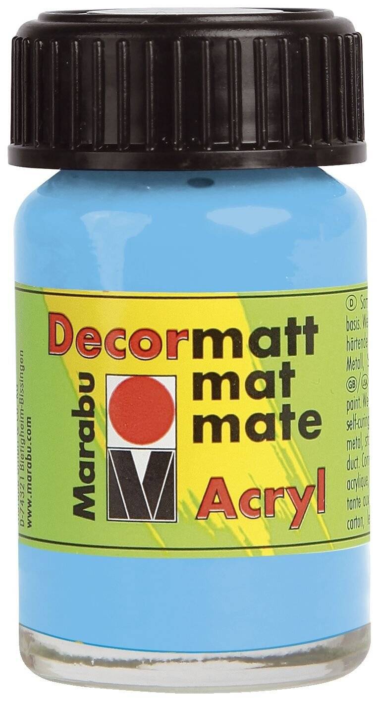 Decormatt Acryl - Hellblau 090 15 ml.-2