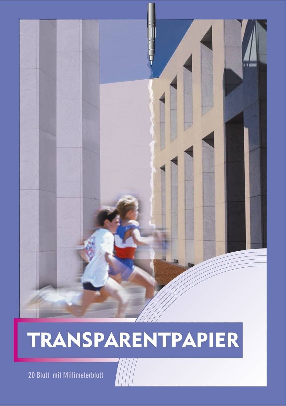 Transparentpapier - Block mit 20 Blatt, 70 g/qm,-0