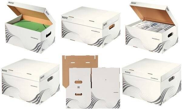 LEITZ Archiv-Klappdeckelbox easyboxx L, weiß (80613700)-2