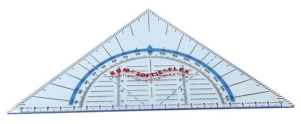 KUM Geometrie-Dreieck Softie Flex 22,0 cm 225.13.19