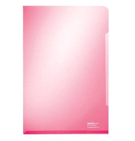 LEITZ Sichthülle Super Premium, A4, PVC, rot, 0,15 mm (80415325)-2