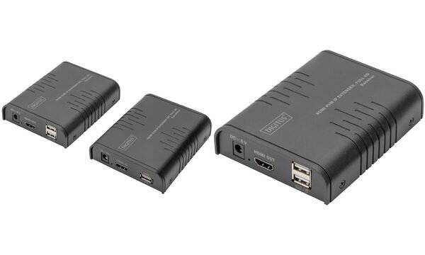 DIGITUS HDMI KVM IP Extender Set, Full HD-3