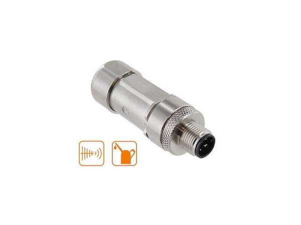 Lumberg RSCS 5/9 M12 Stecker 5 polig Schraubklemmen schirmbar SW 19