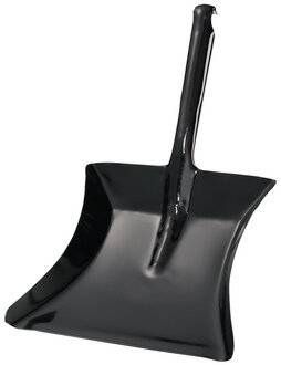 Kehrschaufel m.Düllgriff MET schwarz lack.Bl.L230xB260mm-1