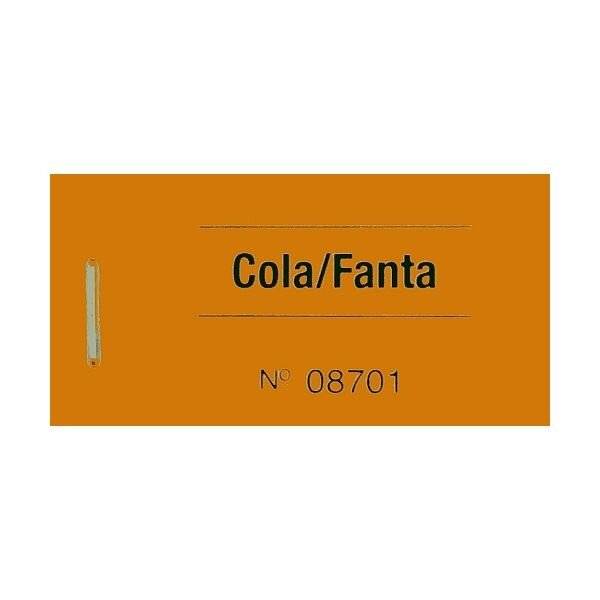 Gutscheinblock -Cola/Fanta- orange.-0