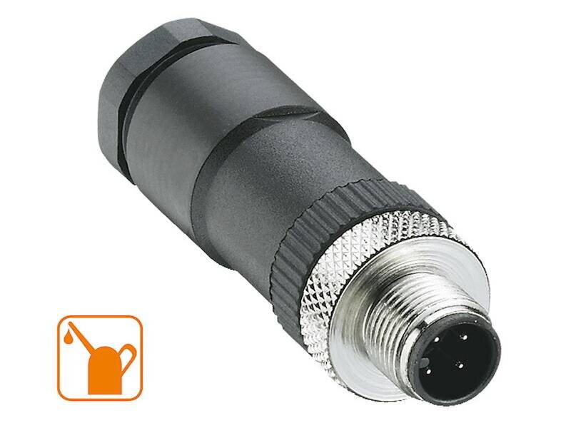 Lumberg RSC 4/DUO M12 Stecker 4 polig Schraubklemmen 2 x 3 mm / 2 x 5 mm-0