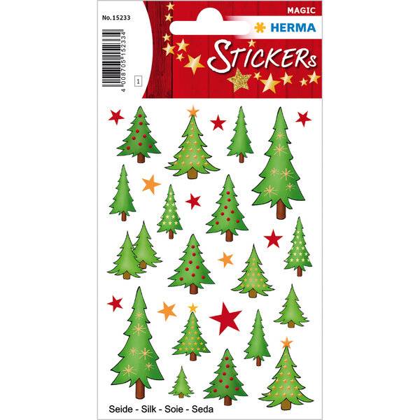 Sticker MAGIC Tannenbäume, Seide-0