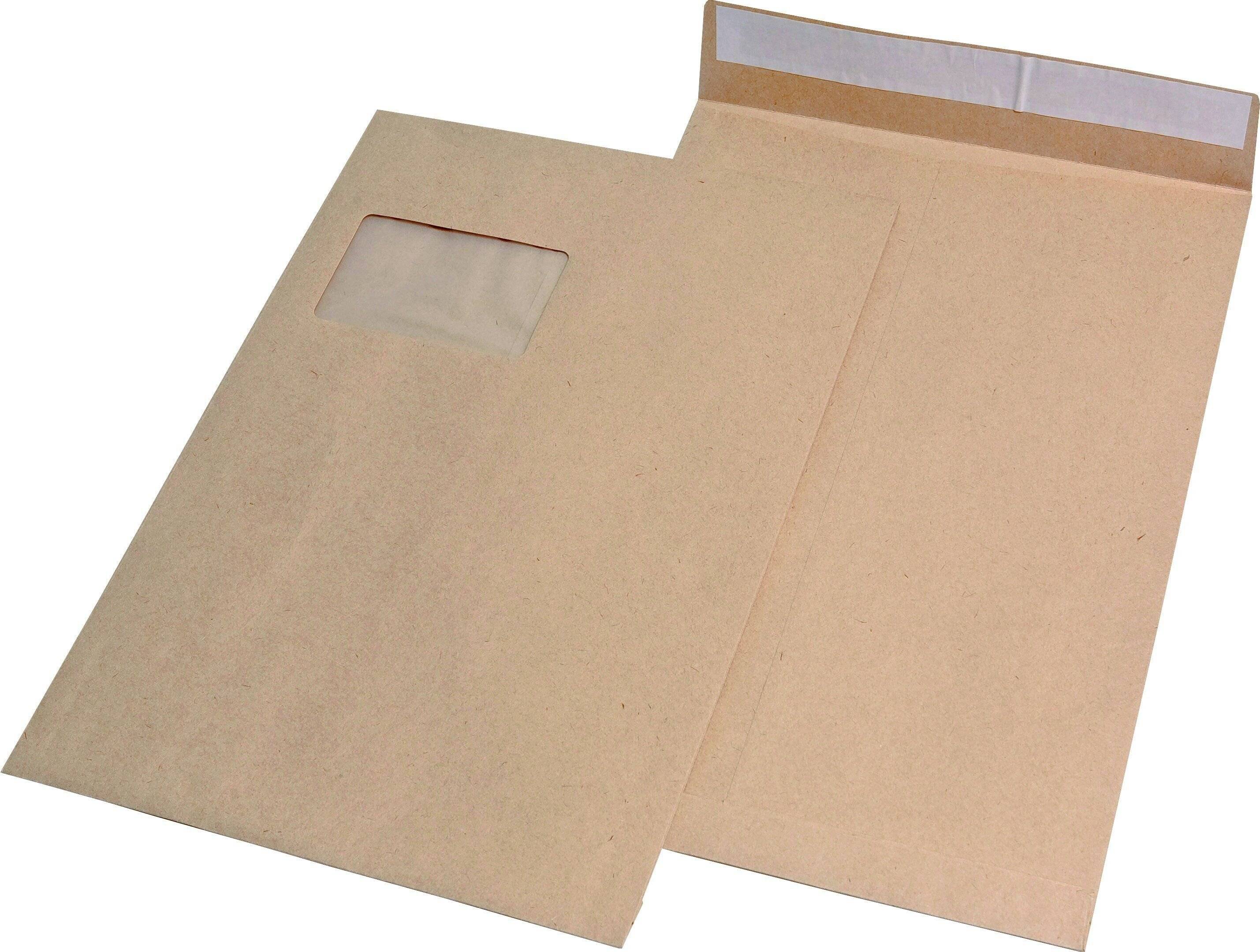 Faltentaschen DIN C4 braun - Bürokleinmaterial