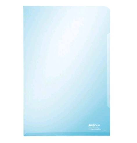 LEITZ Sichthülle Super Premium, A4, PVC, blau, 0,15 mm (80415335)-2
