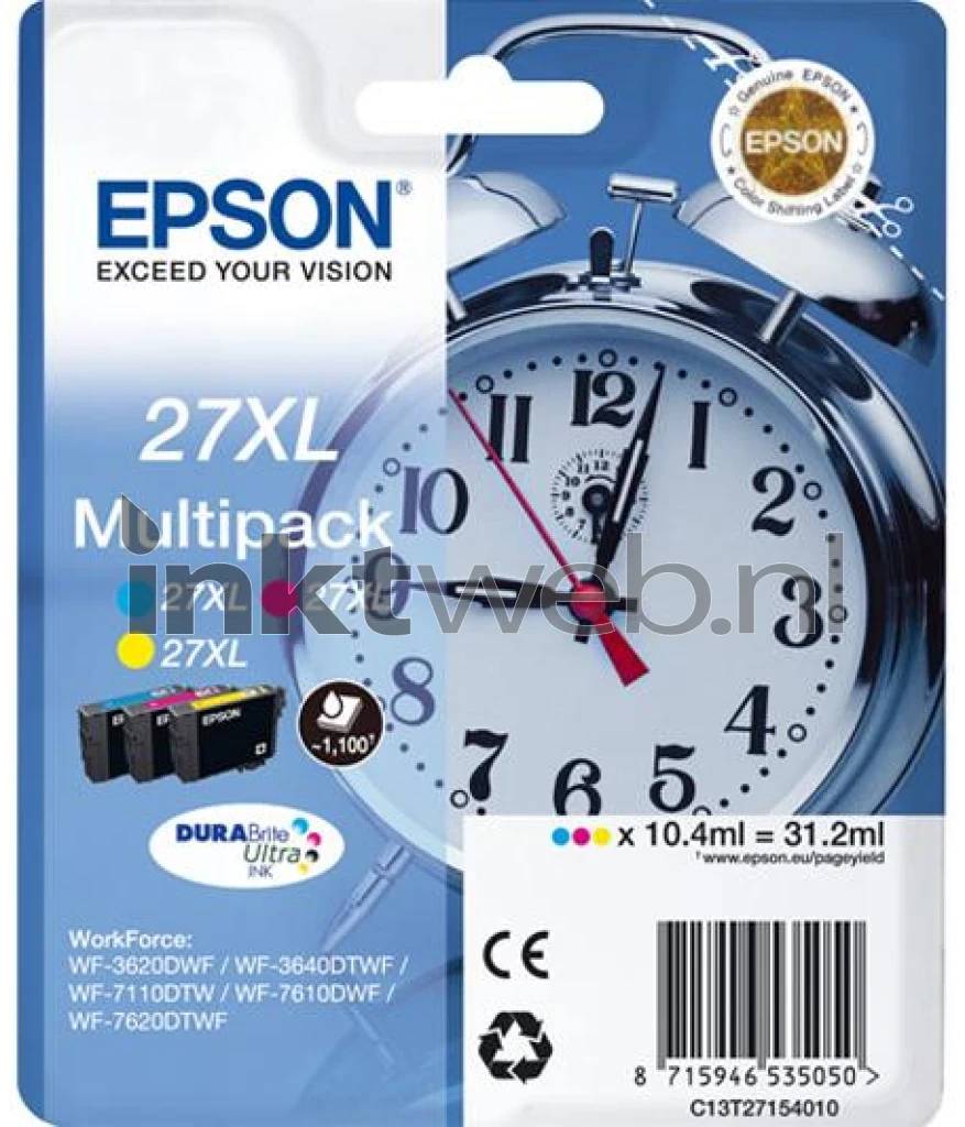 Epson 27XL Multipack - 3er-Pack - 31.2 ml - XL-0