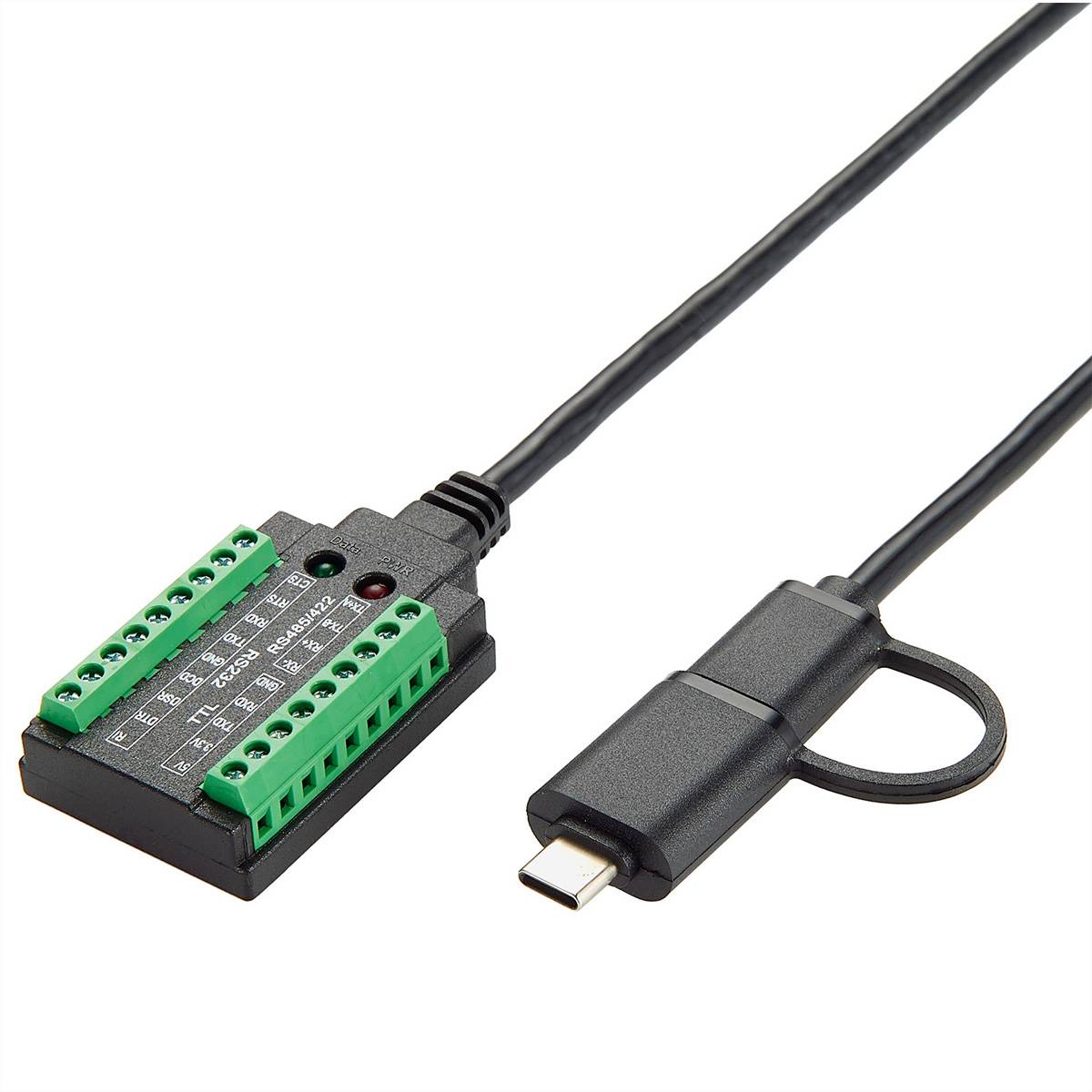 EXSYS EX-13003 USB 2.0 zu 1 x Seriell RS-232/422/485 und TTL Kabel mit 18-Pin Terminal Block-0