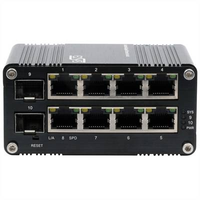 EXSYS EX-62035M-SFP 10-Port Industrial Gigabit Mini Switch, Web Managed-0