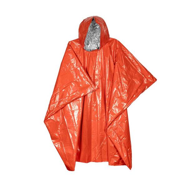 Outdoorponcho "Survival", orange
