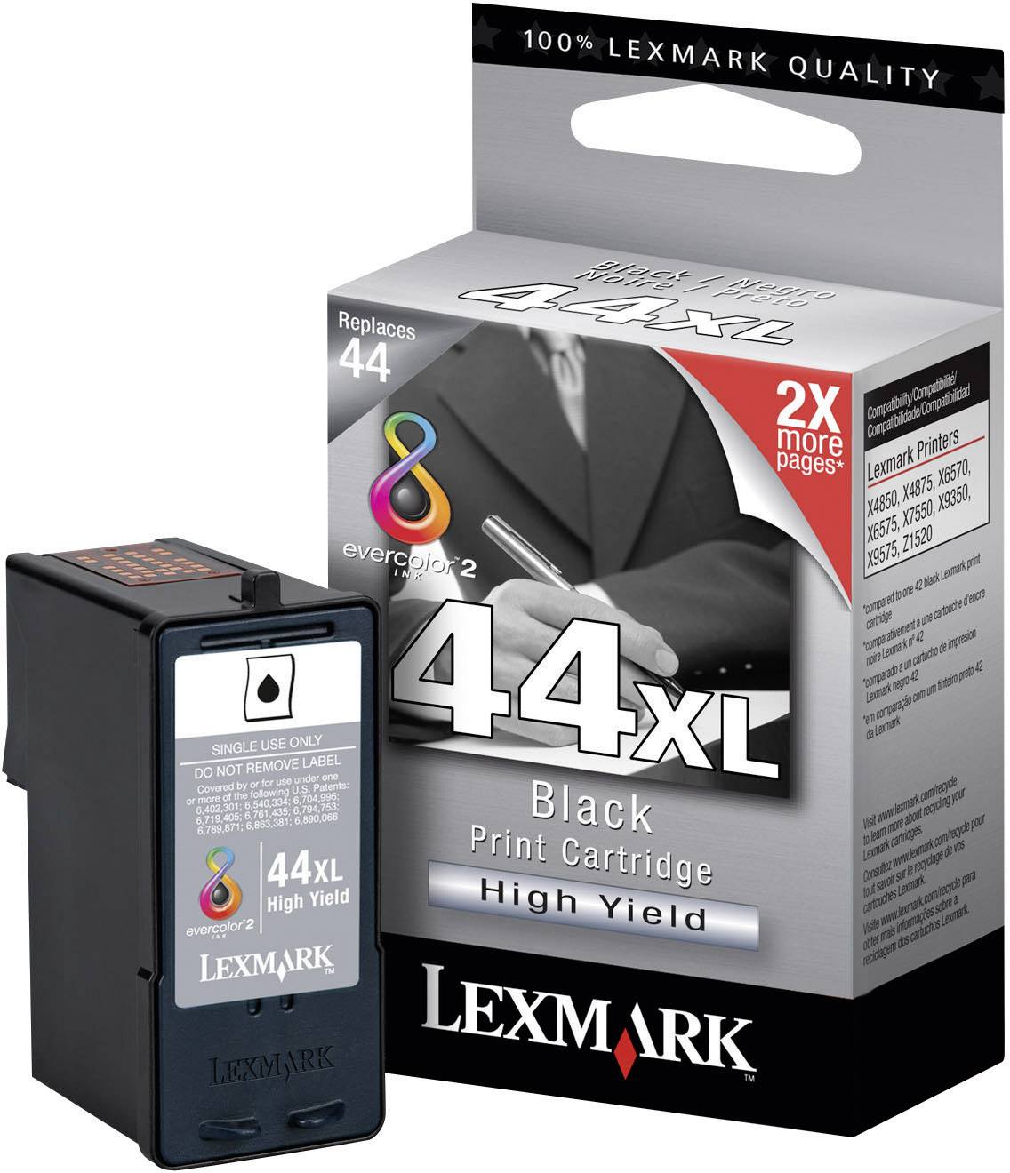 Original Lexmark 18Y0144E / 44XL Druckerpatrone Schwarz 500 Seiten-1