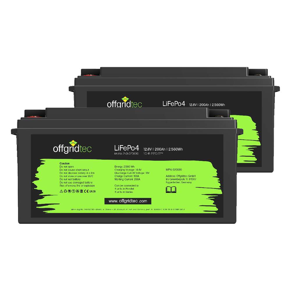 Offgridtec® Autark Pro XL 600W Solaranlage - 3000W AC Leistung 2x 200Ah LiFePO4 Akku-4