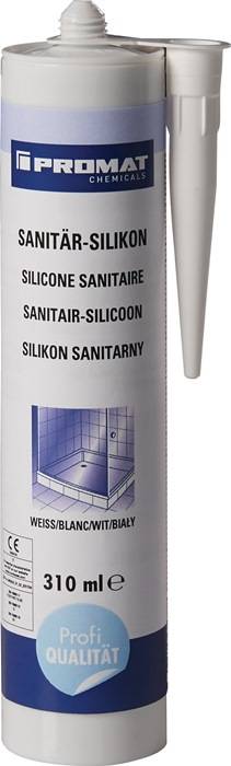 Sanitär-Silikon weiß 310 ml Kartusche PROMAT chemicals-0