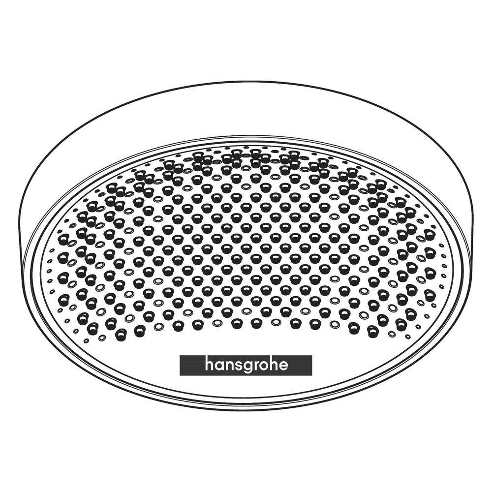 Hansgrohe Rainfinity Kopfbrause 250mm, 16l/min, 1jet, Brushed Bronze-2