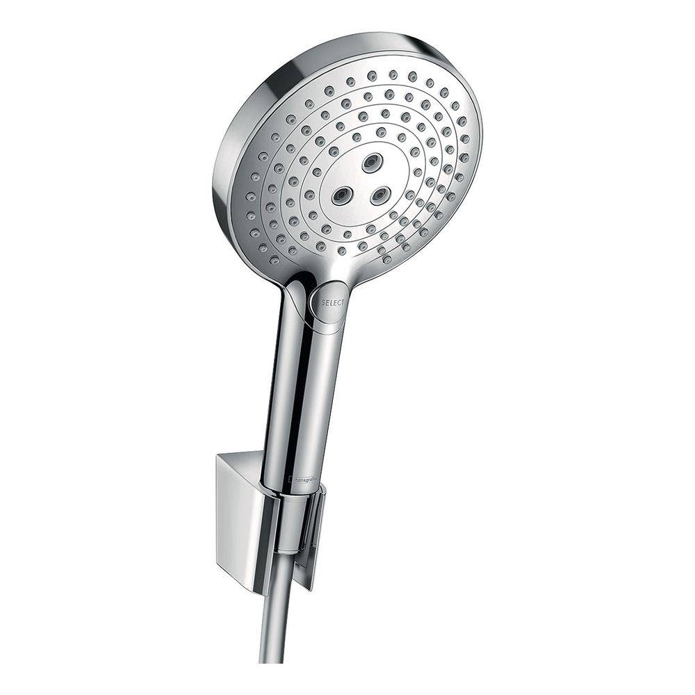Hansgrohe Raindance Select S Brausehalterset 120mm, 15l/min, 3jet, Brauseschlauch 160cm, Chrom