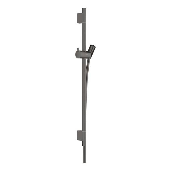 Hansgrohe Unica Brausestange S Puro 65cm, Isiflex Brauseschlauch 160cm, Brushed Black Chrome