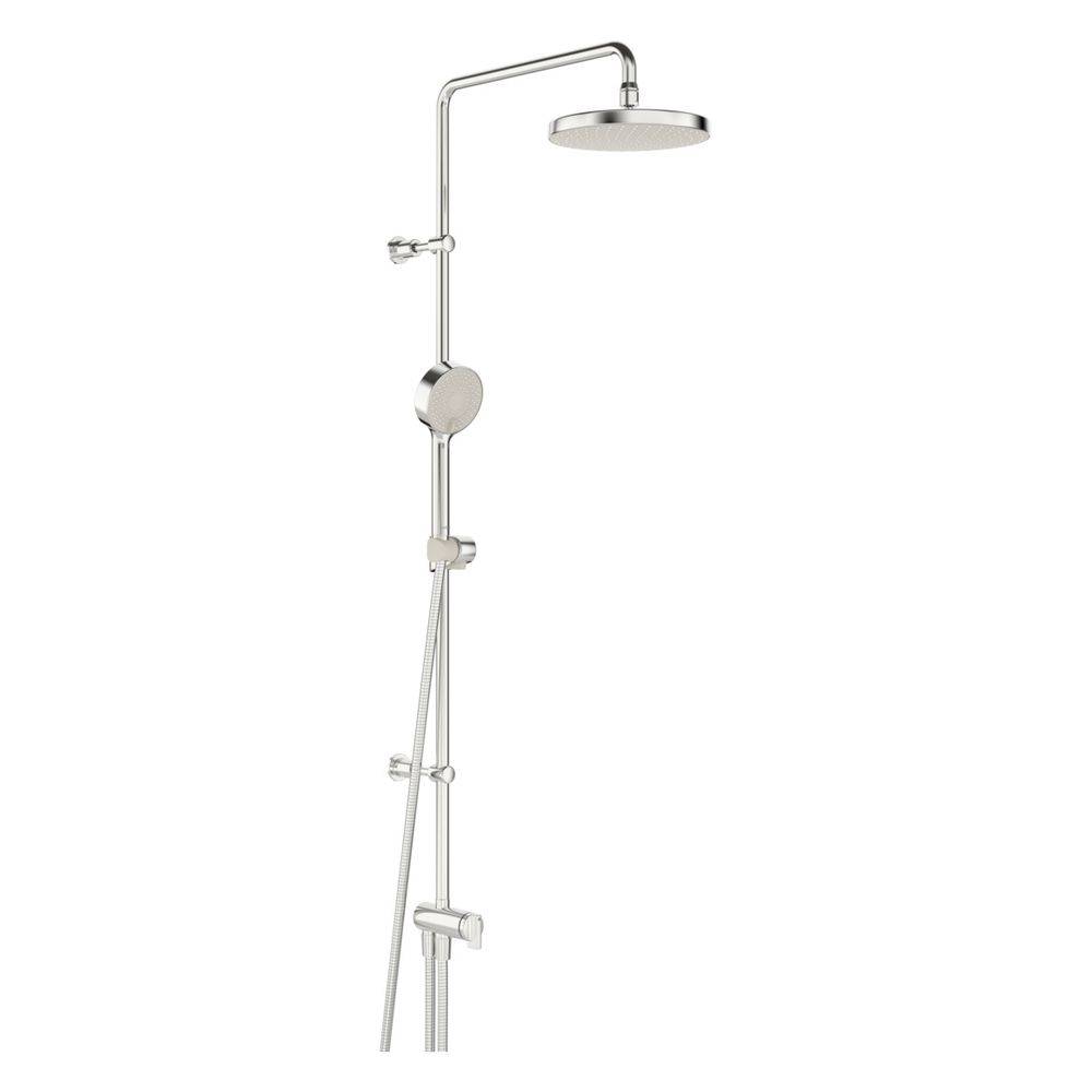 Hansa BasicJet Kopfbrause-Set, 3-strahlig, Ausladung 407mm, DN 15, Chrom, 44380200-2