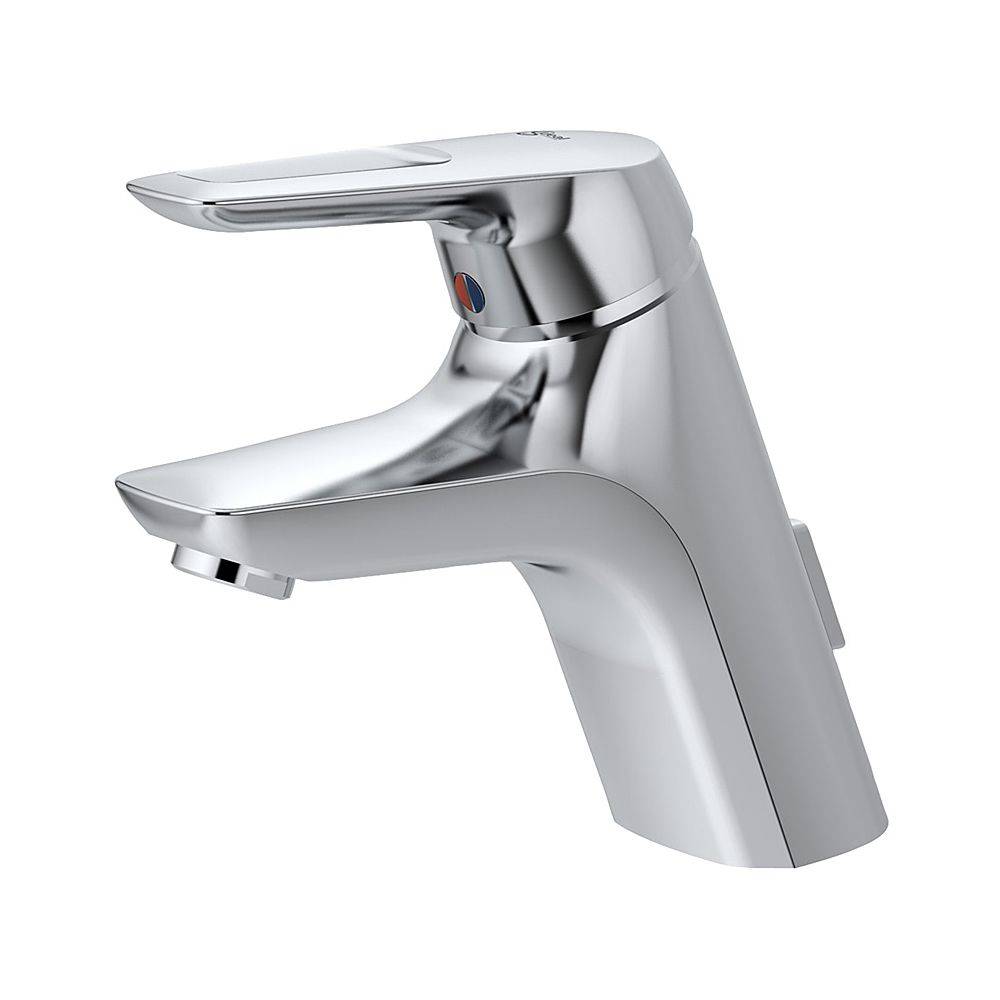 Ideal Standard Waschtisch-Armatur Ceramix Blue, ND, mit Ablaufgarnitur Ausladung 135mm, Chrom-0